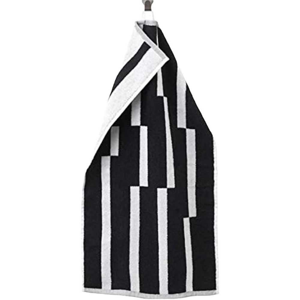 Ikea Kinnen Hand Towel Black White 16×28 Sold Out!